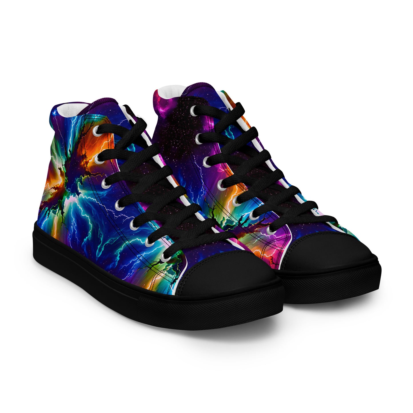 Women’s Electric Nebula high top canvas shoes