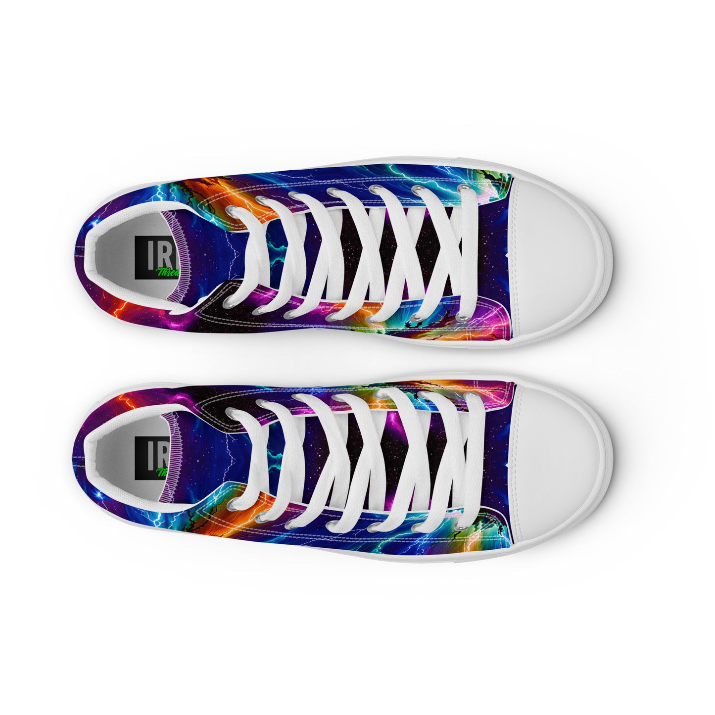 Women’s Electric Nebula high top canvas shoes