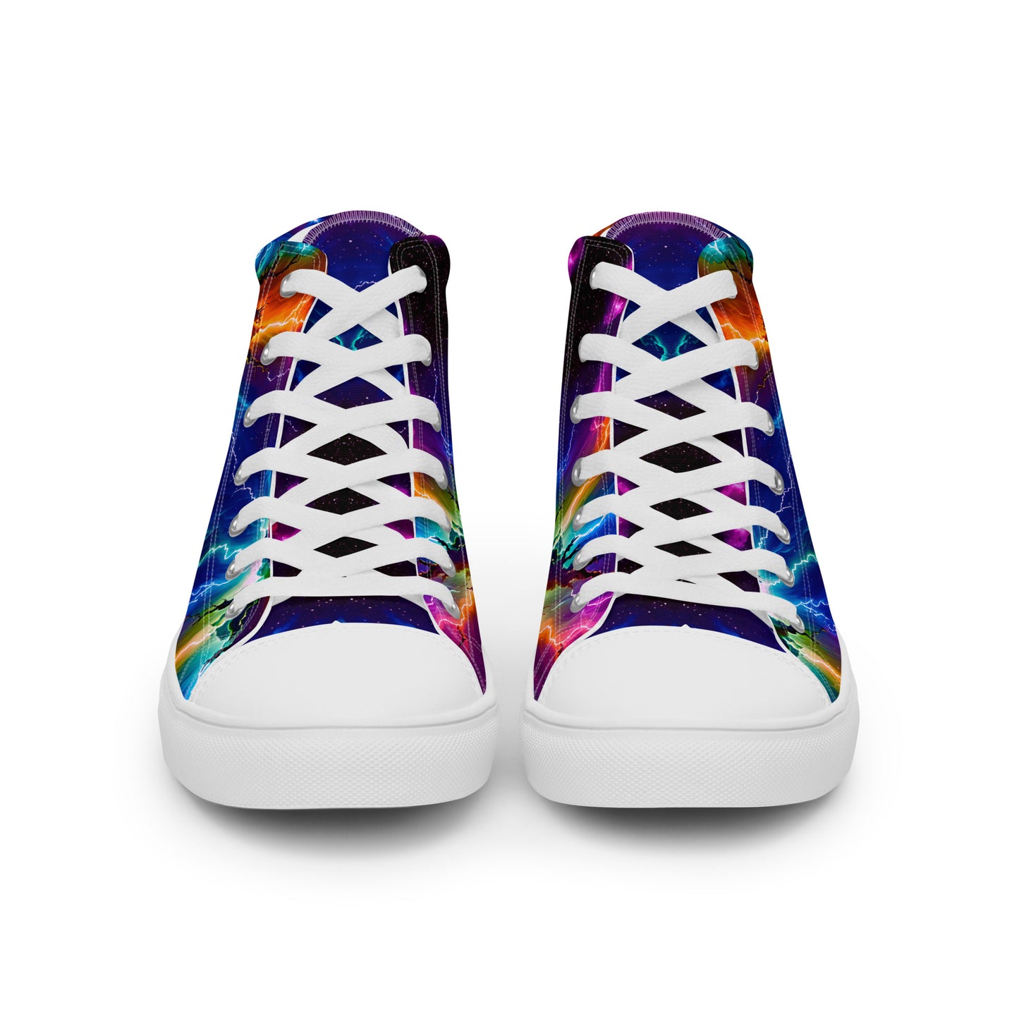 Women’s Electric Nebula high top canvas shoes