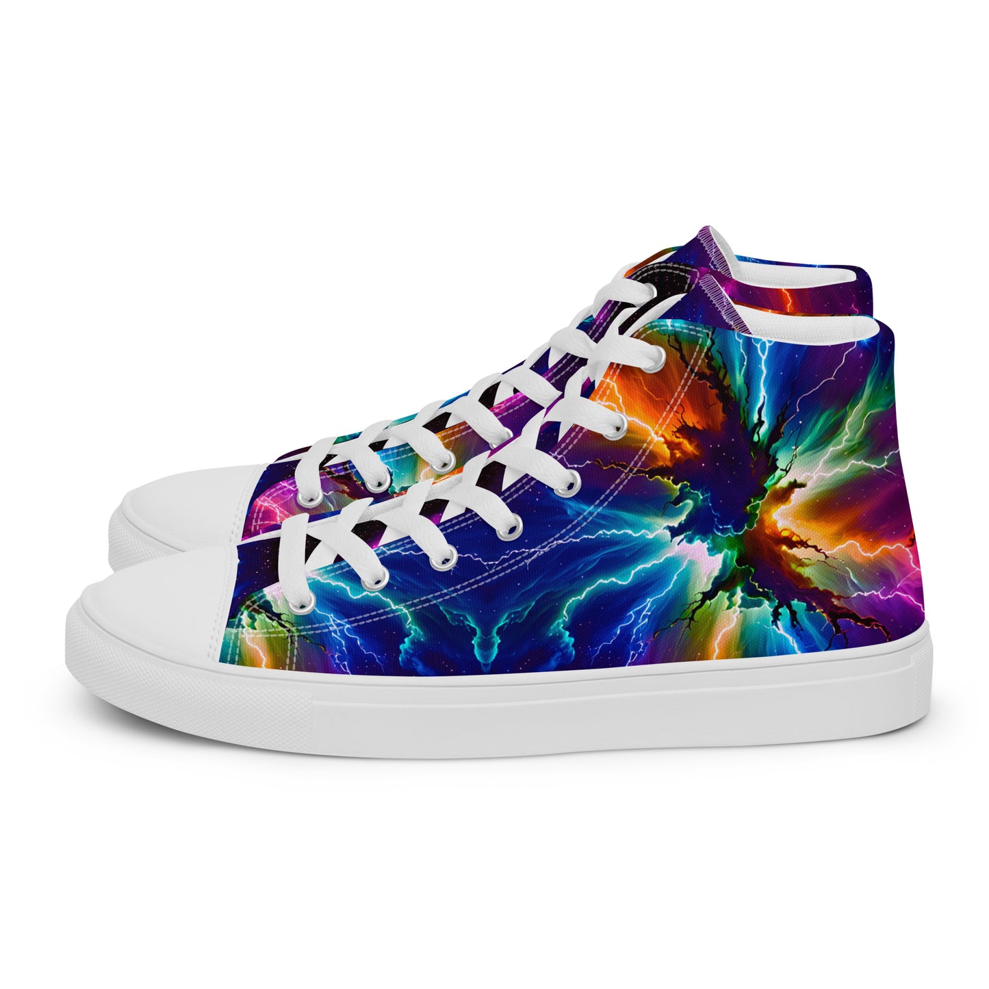 Women’s Electric Nebula high top canvas shoes