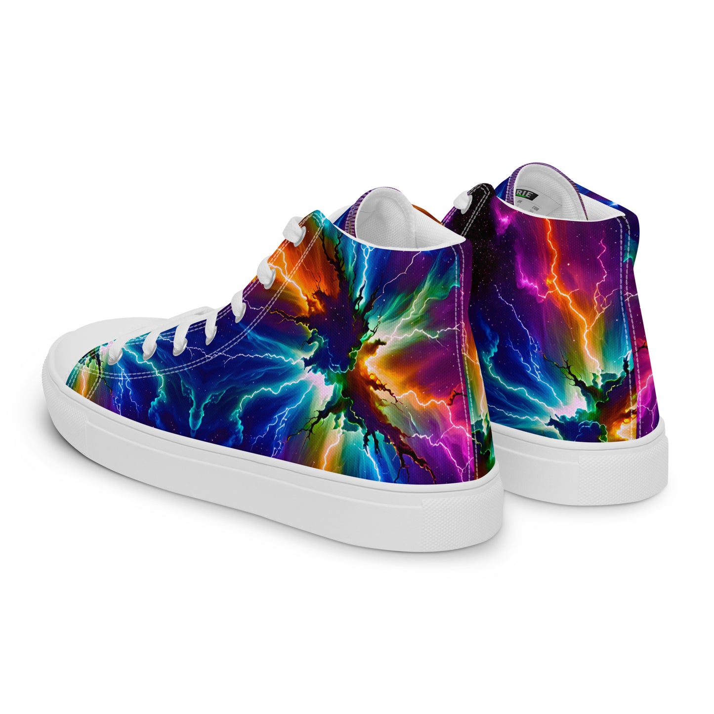 Women’s Electric Nebula high top canvas shoes