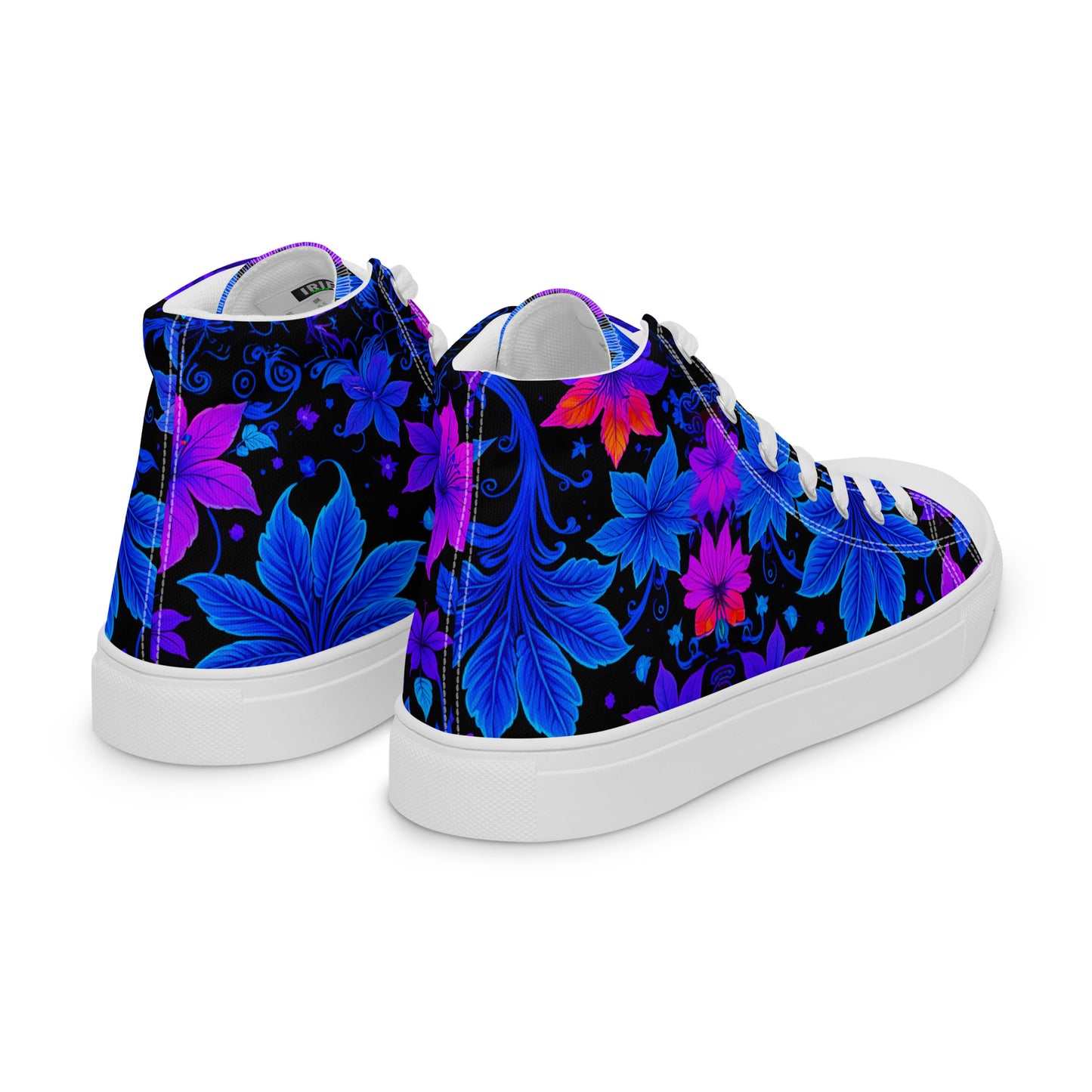 Women’s Ultraviolet Floral high top canvas shoes