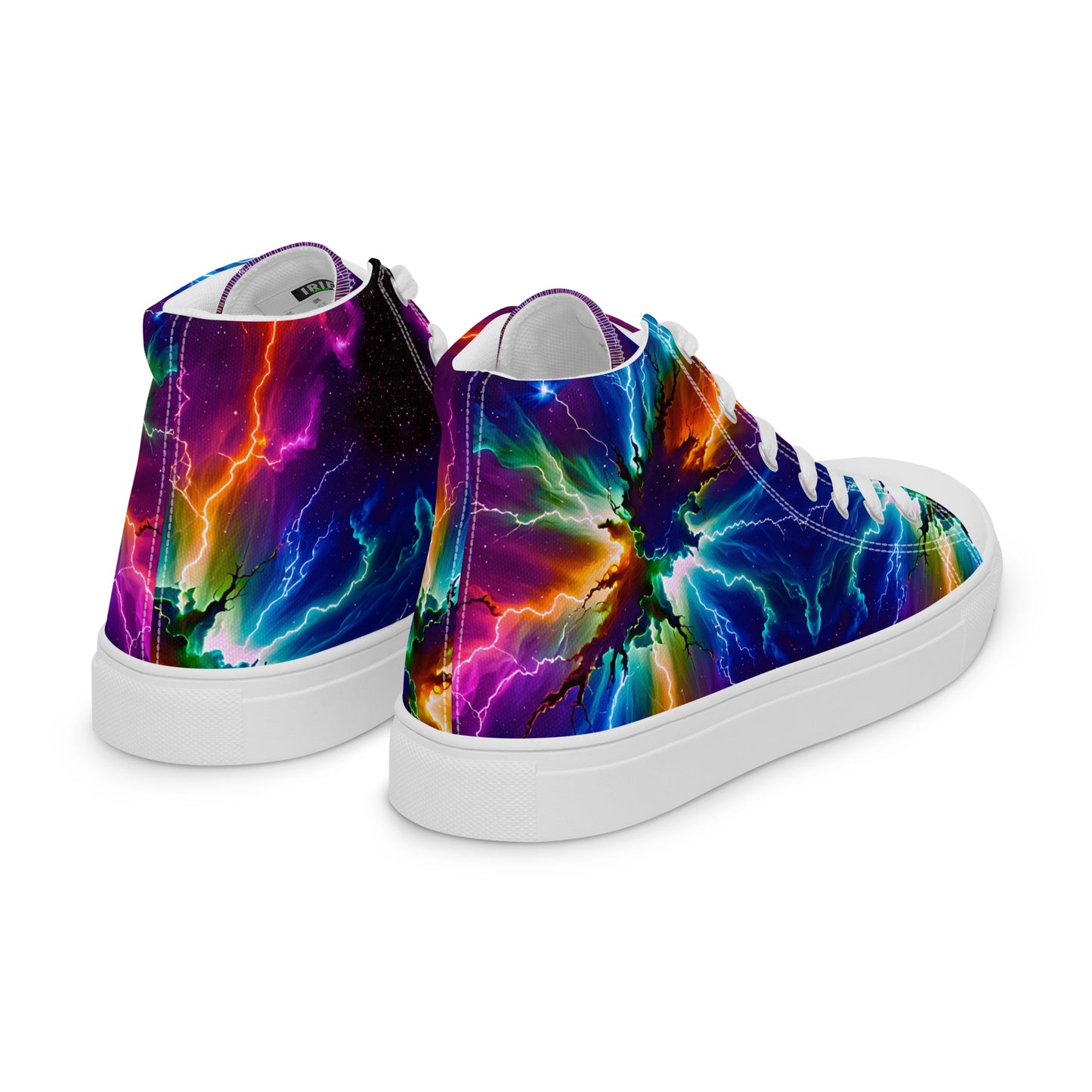 Women’s Electric Nebula high top canvas shoes