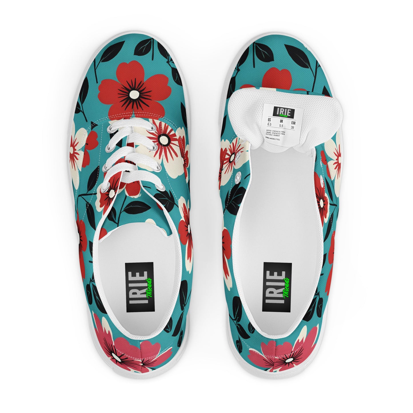 Women’s 1960s Floral Print Sneakers