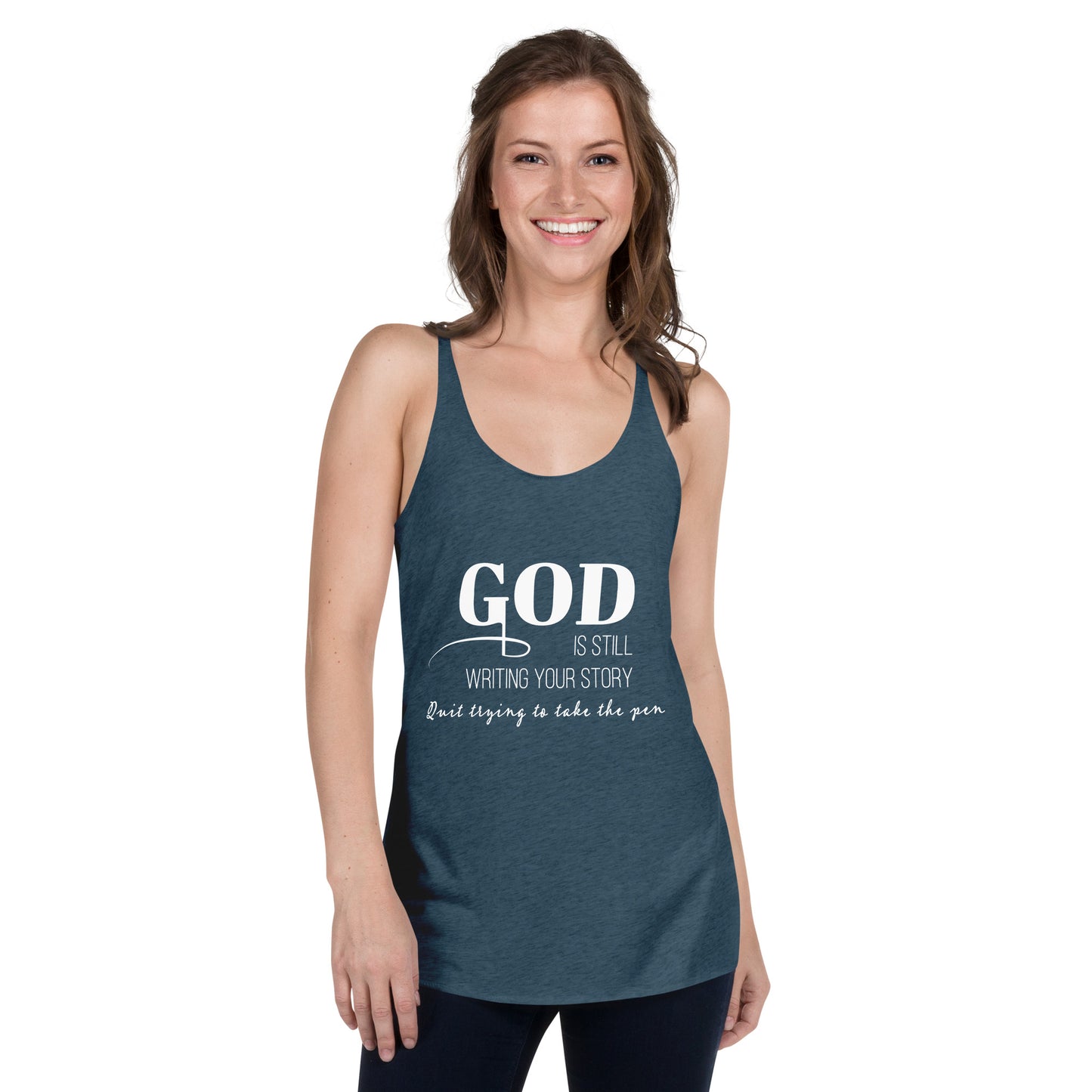 God is writing your story tank top