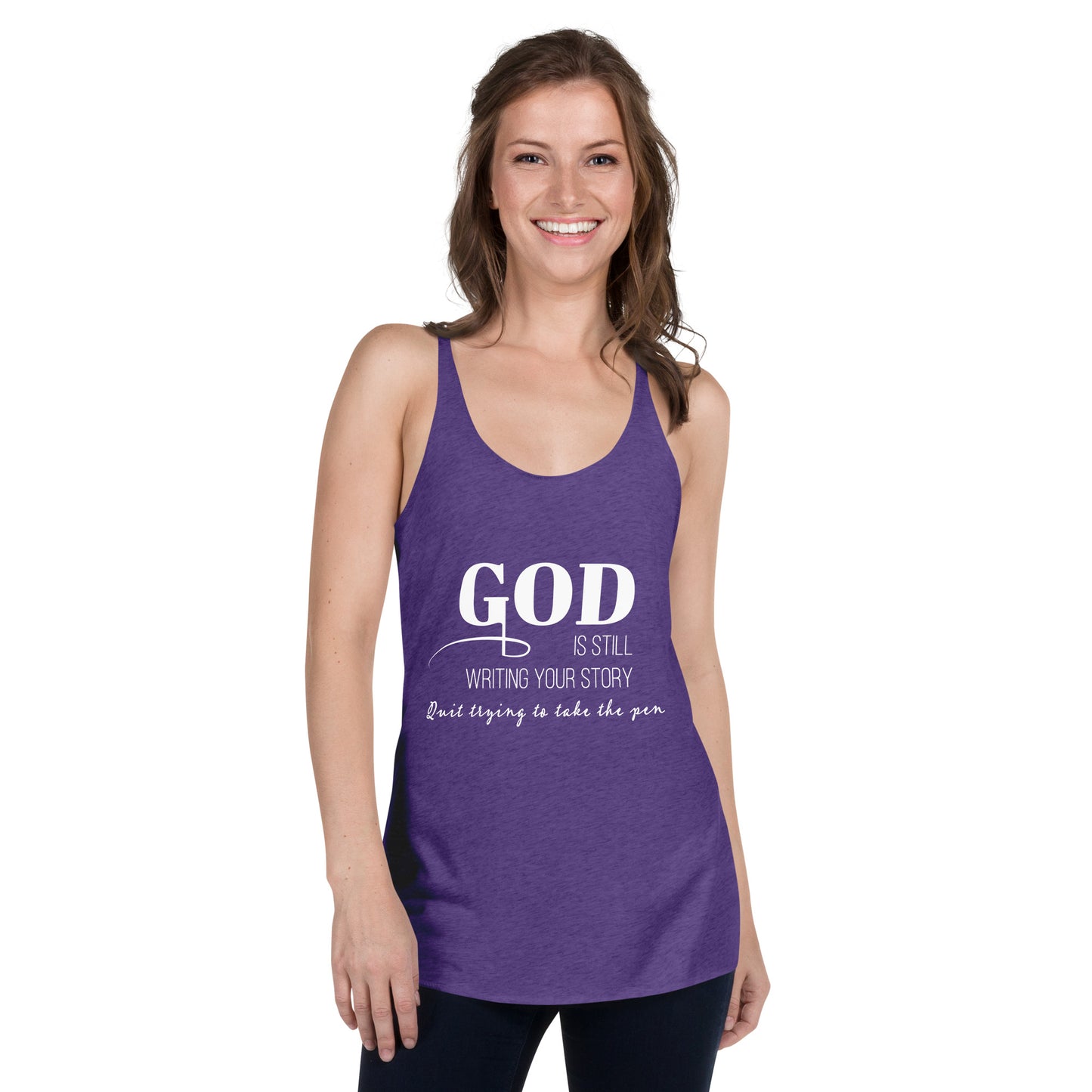 God is writing your story tank top