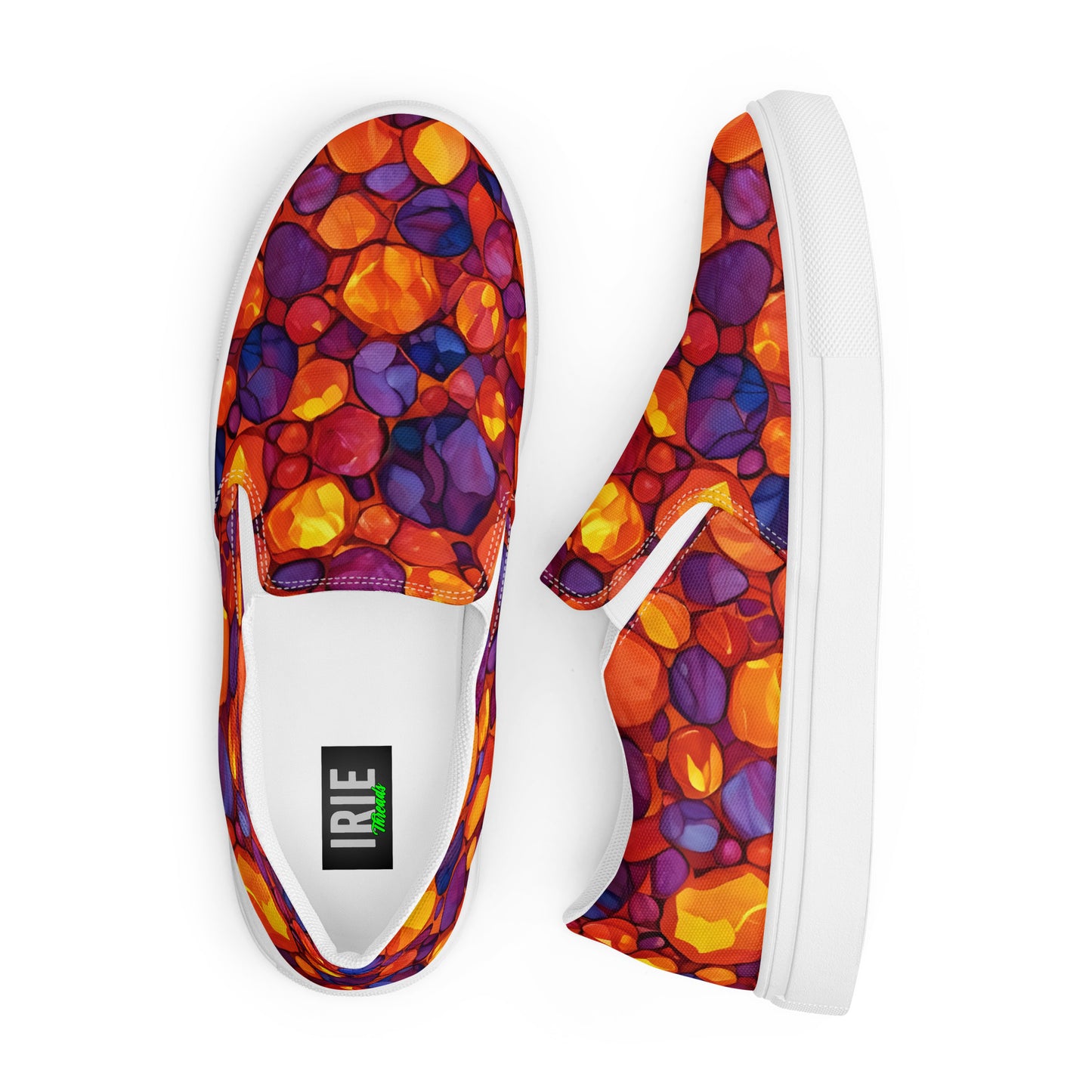 Women’s Orange Gem slip-ons