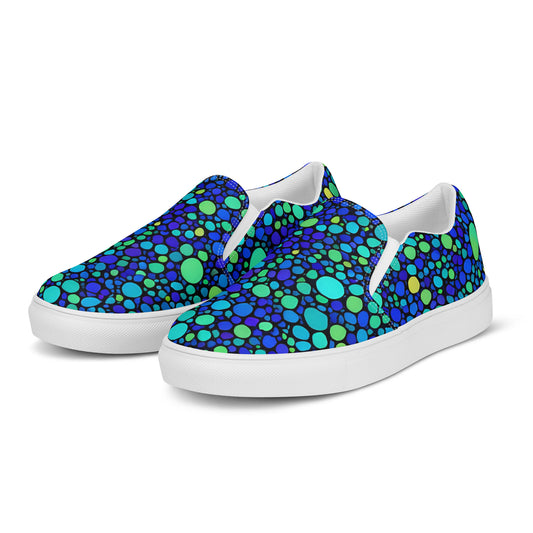 Women’s Blu Spek Slip on Canvas Shoes