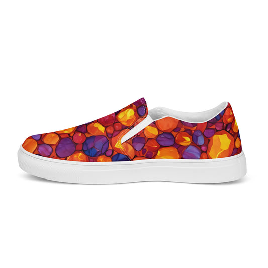 Women’s Orange Gem slip-ons